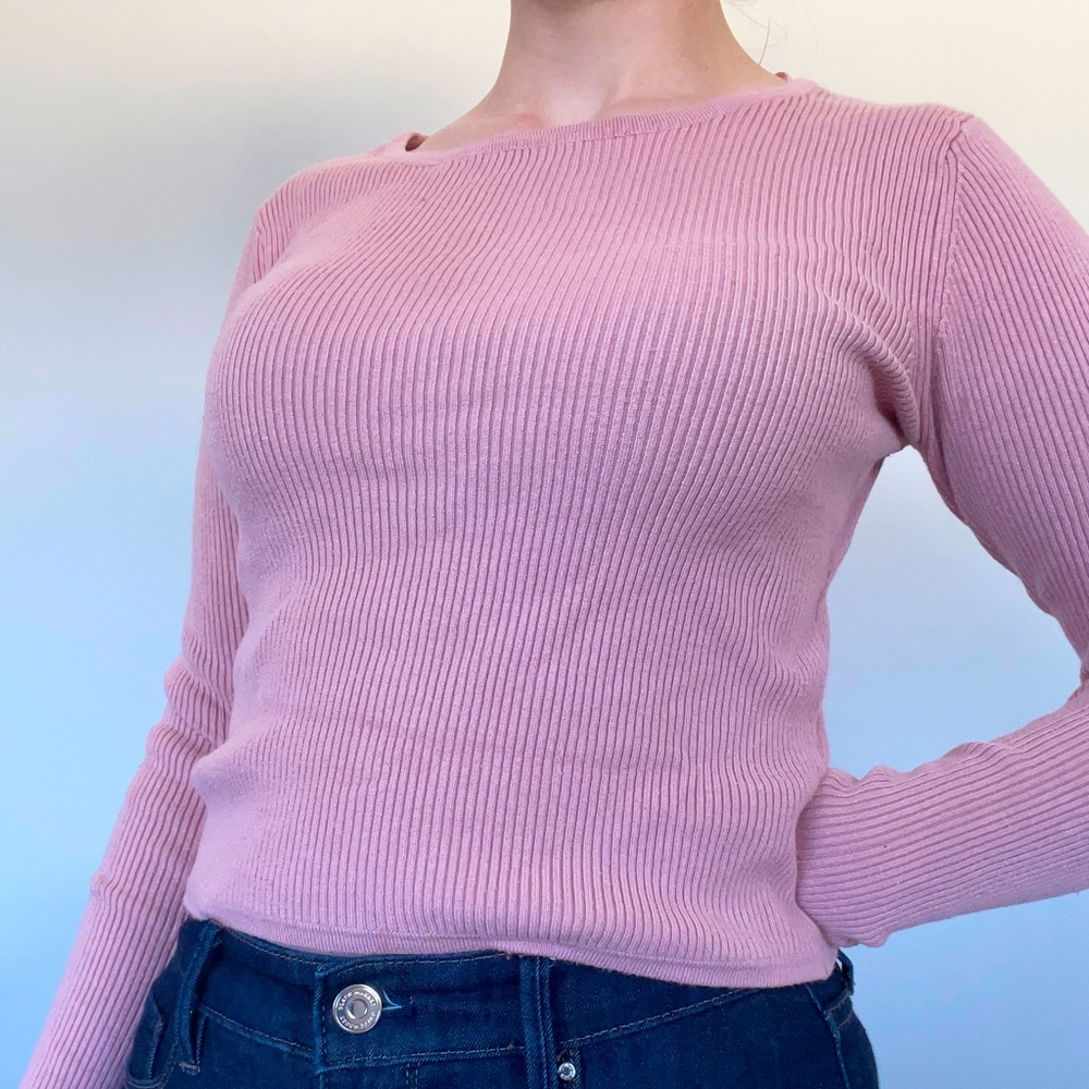Seppäla Cropped Ribbed sweater